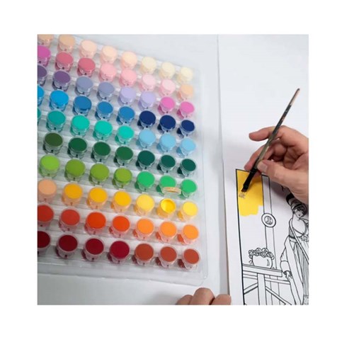 MONT MARTE VIVID COLOURS ACRYLIC PAINT 80 Piece(2)